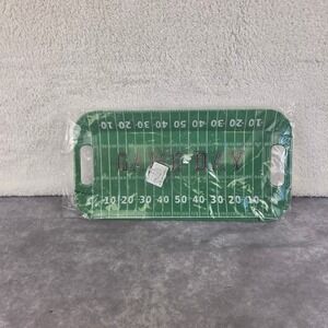 Boston International Game Day Melamine Football Field Serving Trays Set of 4